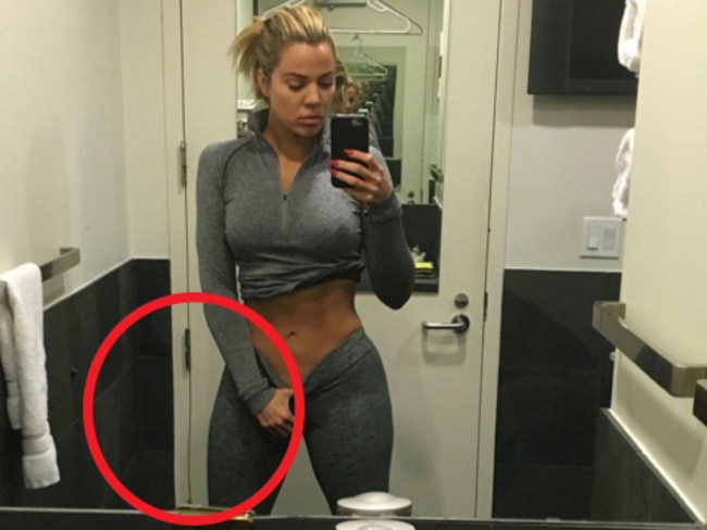 Khloé Kardashian Caught Altering Gym Selfie Au — Australias