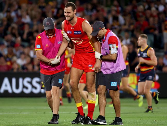 The Suns will be buoyed by the return of captain Jarrod Witts. Picture: AFL Photos/Getty Images