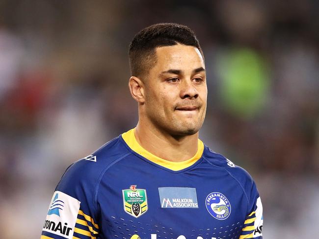 Jarryd Hayne’s contract with the Eels expired in 2018. Picture: Mark Kolbe/Getty Images