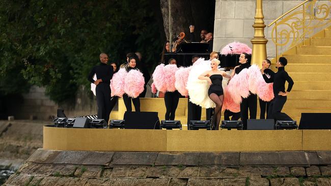 Lady Gaga performs. Photo by Kevin C. Cox/Getty Images)