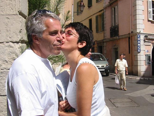 British socialite Ghislaine Maxwell and US financier Jeffrey Epstein.