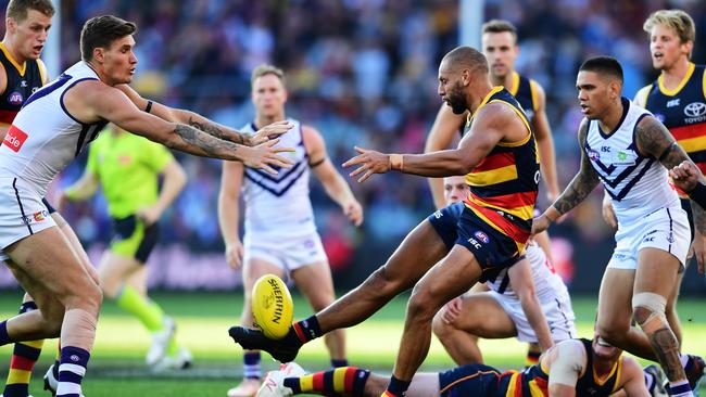 The Fremantle v Adelaide match was a shocker. Picture: Getty Images