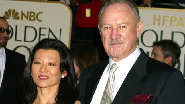 Gene Hackman & wife Betsy Arakawa during The 60th Annual Golden Globe Awards - Arrivals at The Beverly Hilton Hotel in Beverly Hills, California, United States. (Photo by Jeffrey Mayer/WireImage)