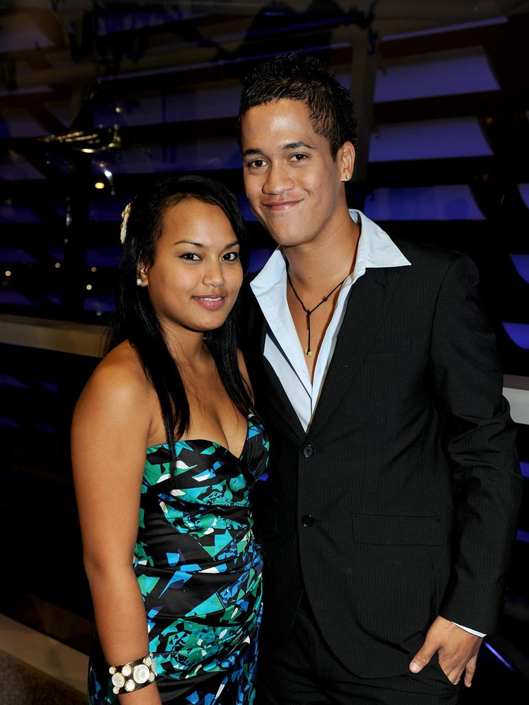 Edwina Muller and Erol Carter at the 2009 Casuarina Senior College formal. Picture: NT NEWS