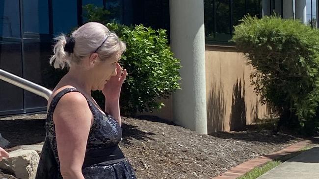 Maree Ann Johnson leaving Maroochydore District Court on Friday.