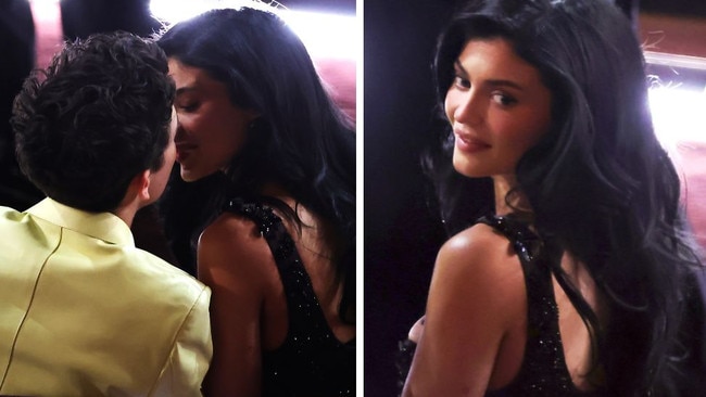 Kylie Jenner and Timothée Chalamet spotted kissing at Oscars 2025