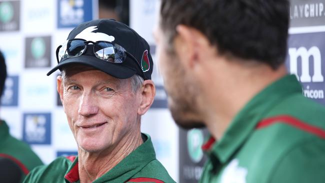 There was even time for a smile at Bennett’s unveiling. (Mark Kolbe/Getty Images)