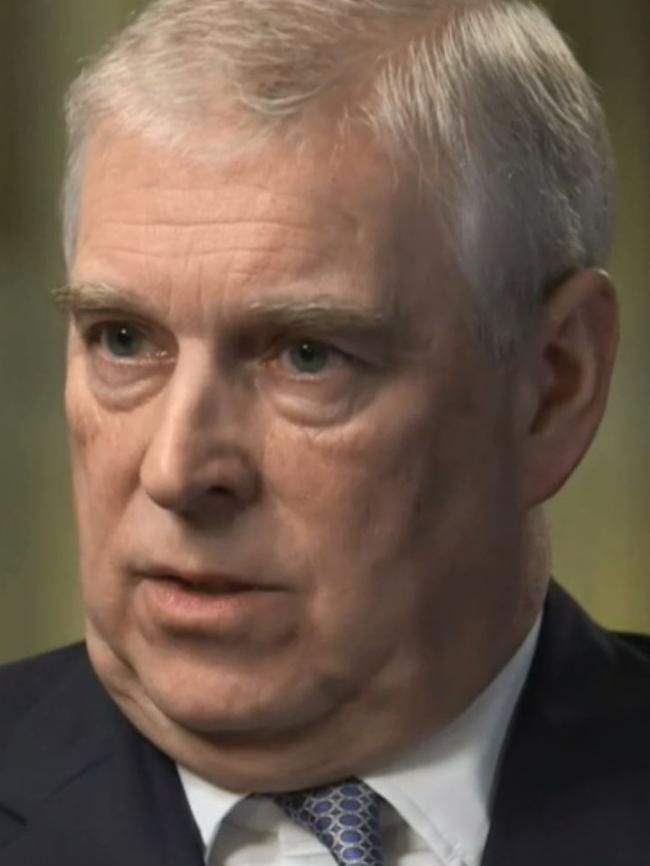 Prince Andrew’s BBC interview was slammed, with the Duke criticised for lacking remorse. Picture: BBC