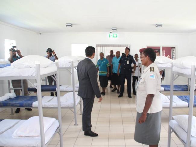 A cell block in the recently-built Lautoka prison, where alleged drug smuggler Yvette Nikolic is being held.