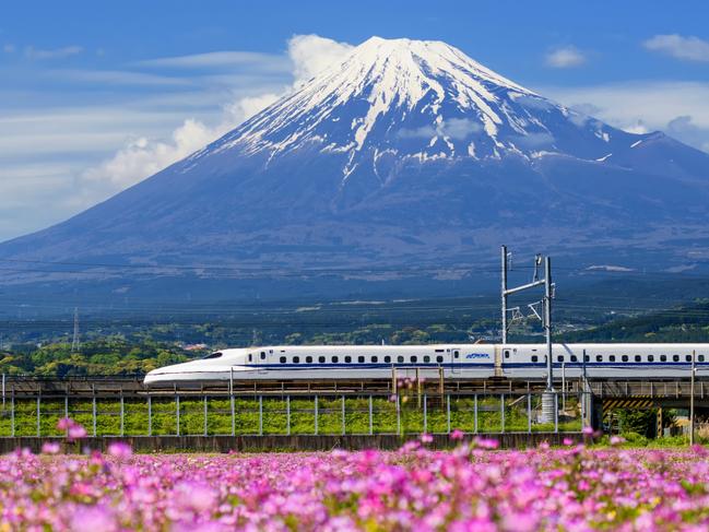 SUNDAY ESCAPE. TRAINS WISHLIST. Nozomi, Japan. Picture: iStock