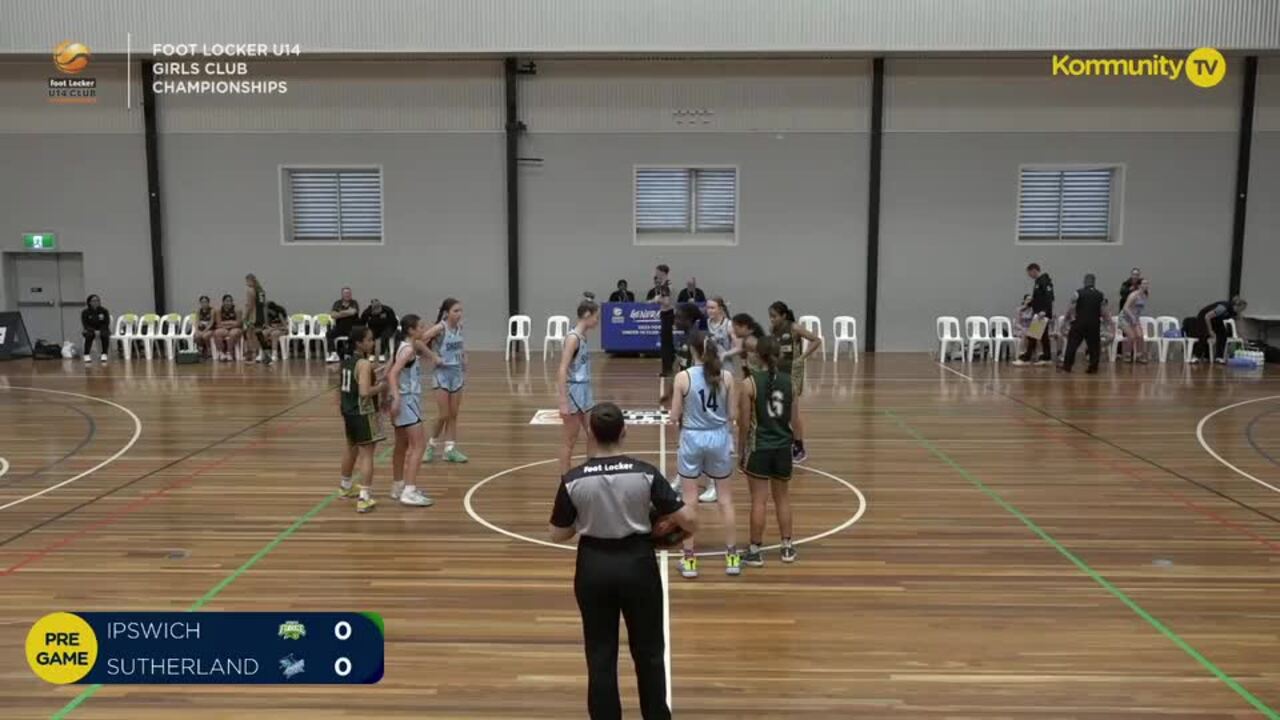 Ipswich Force v Sutherland Sharks (Girls) - 2024 Basketball Australia U14 Club Championships Day 1