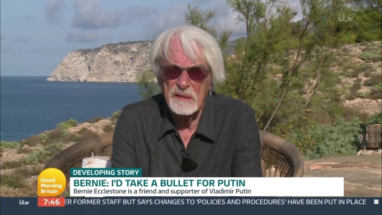 Bernie Ecclestone on morning TV.