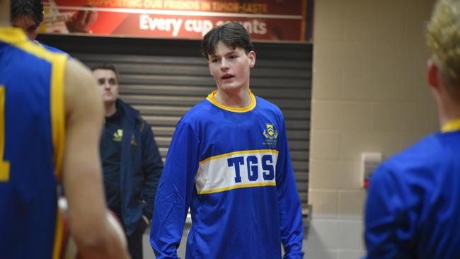 GPS basketball action between Gregory Terrace and Toowoomba Grammar.