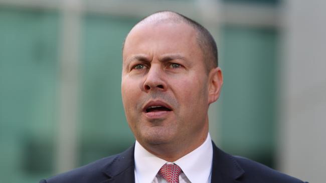 Treasurer Josh Frydenberg, who told the Liberal Party’s Victorian state council on Saturday that ‘the message of the Morrison government does resonate loudly with the people of Victoria’. Picture: Kym Smith