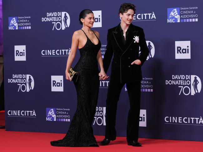 Chalamet received the David for Cinematic Excellence honorary award at the ceremony. Picture: Vittorio Zunino Celotto/Getty Images