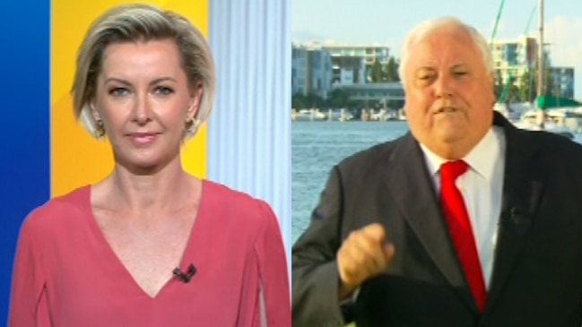 Clive Palmer explodes at Deb Knight (Today Show)