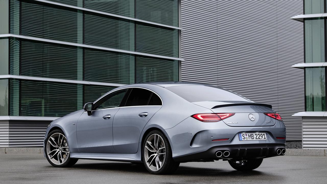 Merc has added plenty of aerodynamic features to boost the CLS’s sporty appearance.