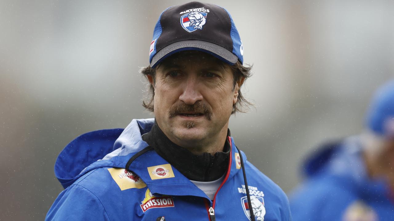 Bulldogs coach Luke Beveridge could have some finals tricks up his sleeve. Picture: Darrian Traynor/Getty Images