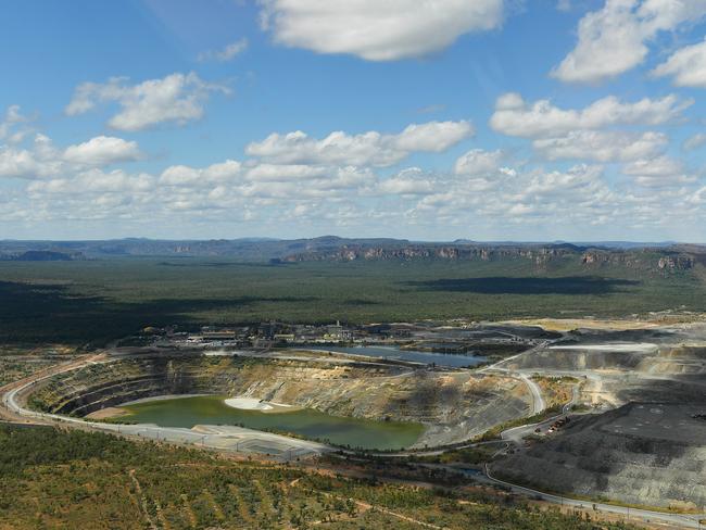 An aerial view of the Ranger Uranium Mine which is located at the door to Kakadu National Park about 230km's from Darwin.