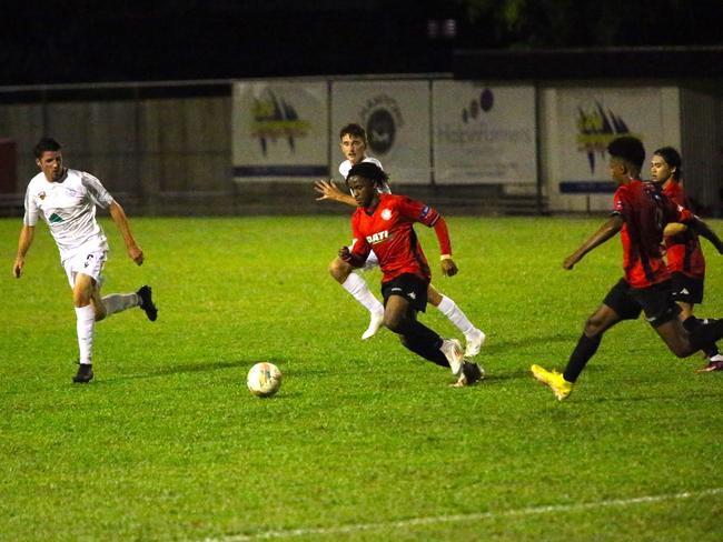 Pictured:Jean Assumani. Marlin Coast Rangers v Leichhardt Lions. FQPL Far North &amp; Gulf 2024. Photo: Gyan-Reece Rocha