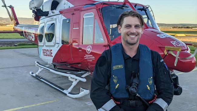 Babcock Mission Critical Services rescue crew officer Dominic Hodalin.