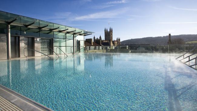 Thermae Bath Spa, Rooftop baths in Bath. Picture: Visit Britain