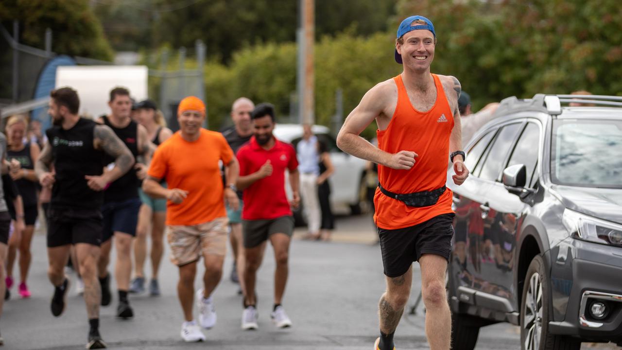 Trent Henderson will run 110 marathons in 110 days to raise awareness of mental health with Speak Up! Stay ChatTY. Picture: Linda Higginson