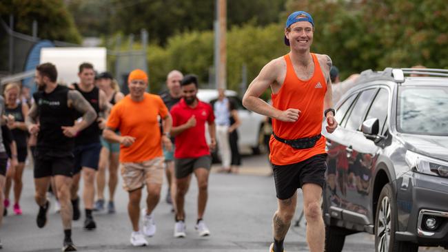 Trent Henderson will run 110 marathons in 110 days to raise awareness of mental health with Speak Up! Stay ChatTY. Picture: Linda Higginson