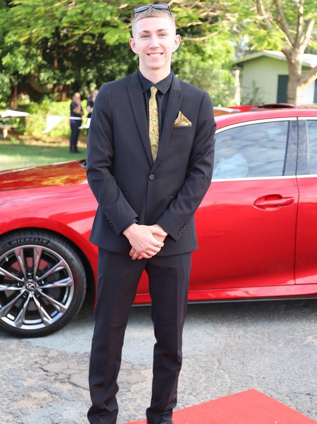 Tyler Paull at the James Nash State High School formal 2022.