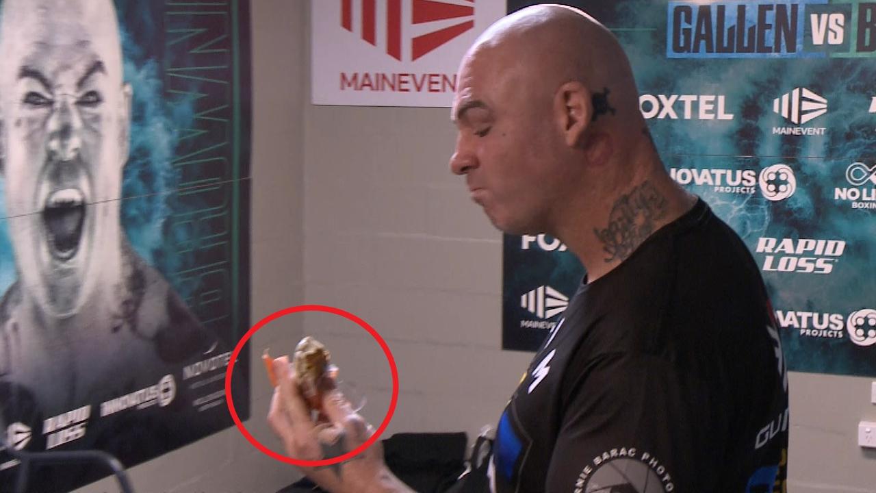 Lucas Browne revealed the truth over the 'sausage roll'.