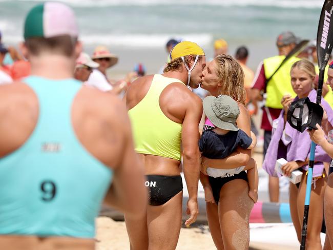 Tanyn Lyndon and partner Allie Britton. Picture: Summer of Surf.