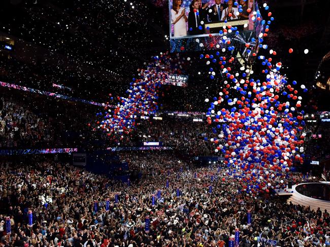 Republican supporters whipped into a frenzy in 2016. Picture: AFP