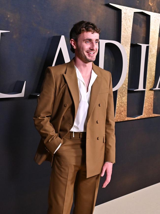 Mescal stars in the new Gladiator film. Picture: James Gourley/Getty Images