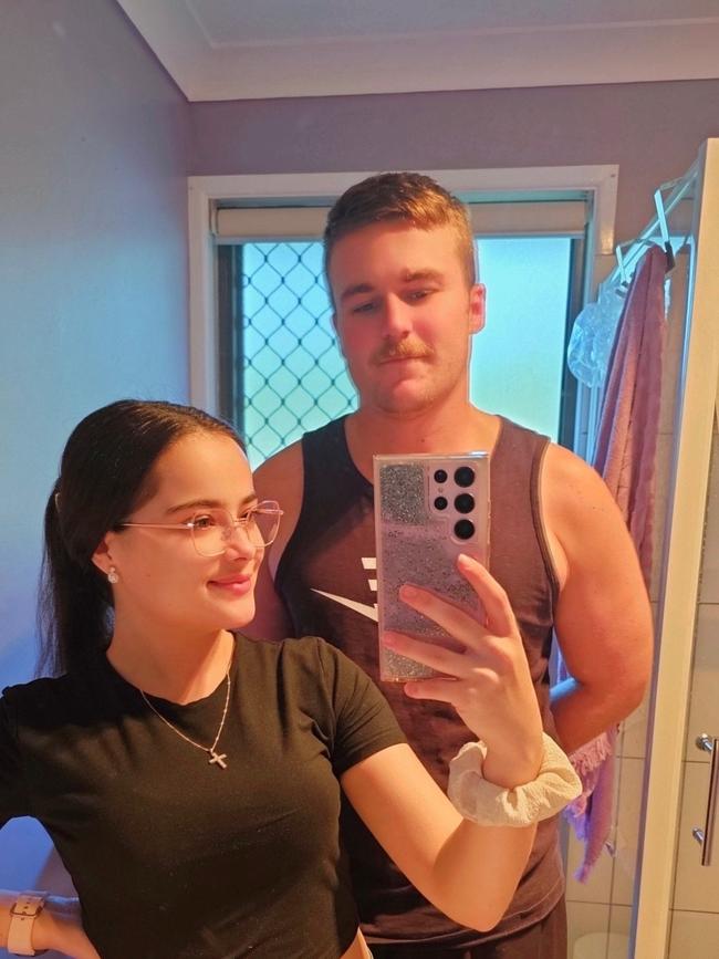 Jake Archer and his partner Ashlee Thornell.