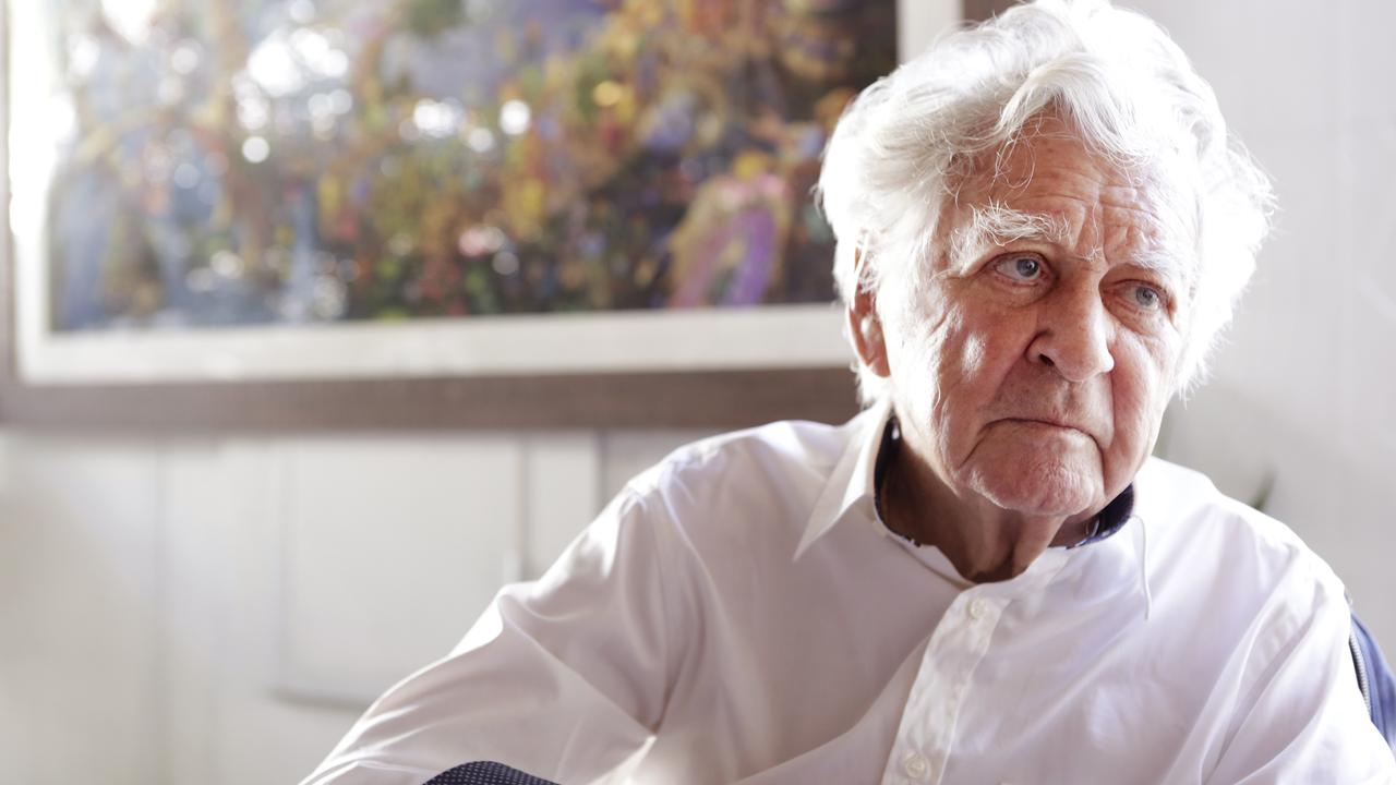 Bob Hawke backstage at Woodford Folk Festival on December 28, 2018. Picture: AAP/Megan Slade.