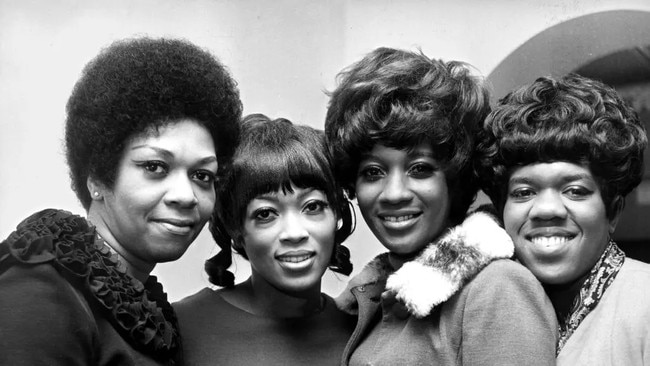 Cissy Houston, left, in 1968 with other members of the vocal group the Sweet Inspirations, Myrna Smith, Sylvia Shemwell and Estelle Brown. Picture: Ian Showell/Keystone, via Getty Images