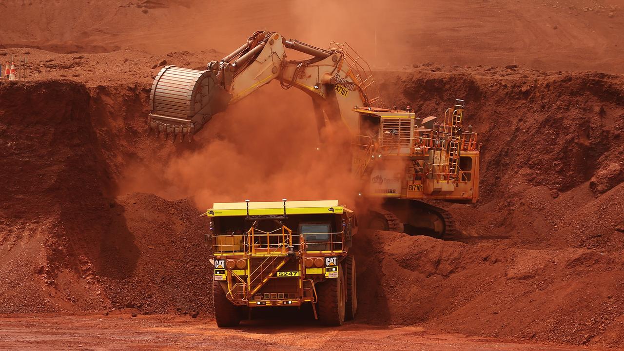 Australia is the world’s biggest exporter of iron ore. Picture: Brendon Thorne/Bloomberg via Getty Images