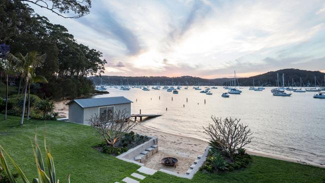 The home comes with a boatshed.