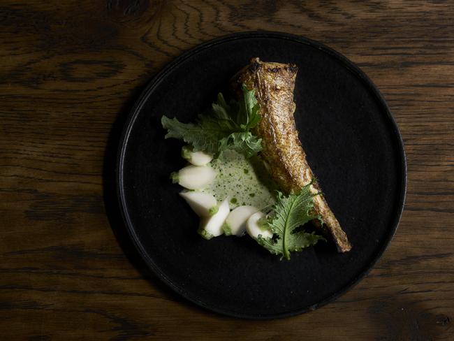 Rock flathead and turnip at Embla. Picture: Kristoffer Paulsen