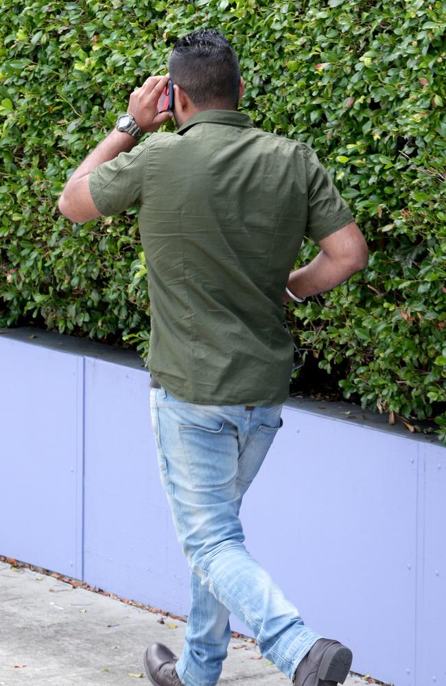 Manpreet Singh Brar leaving the Pine Rivers Court in February last year. Picture: Steve Pohlner