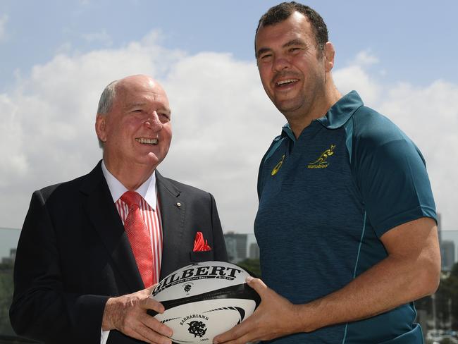 Alan Jones and Michael Cheika have a mutual respect for each other.