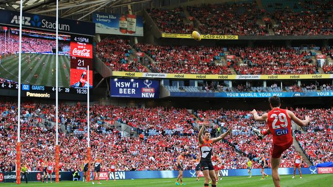 ANZ Stadium held a final between Sydney and GWS in 2016. Picture: Toby Zerna