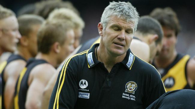 Danny Frawley was sacked by the Tigers in 2004.