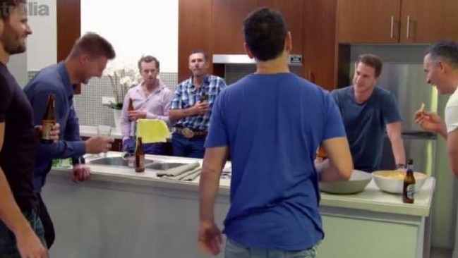 The now-famous “boys’ night”.