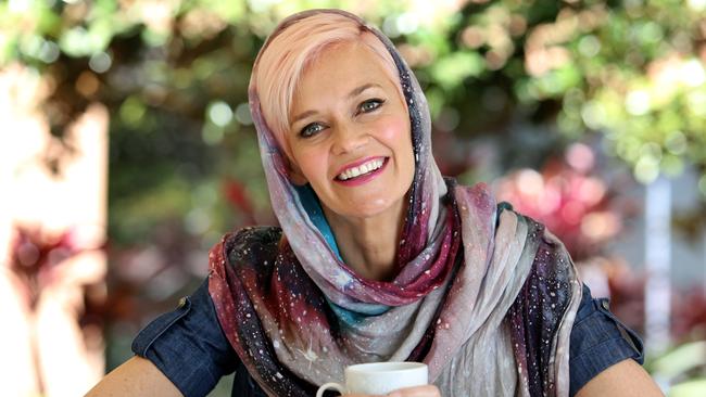 Jessica Rowe in Sydney. She and other Australian women wore a jihab in support of Muslim women in 2014.