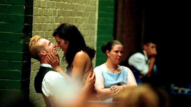 DECEMBER 31, 1999 : Celina Heta and Michael Cox at the new year's eve Bachelors & Spinsters Ball in Brisbane 31/12/99. pic Patrick Hamilton. Queensland