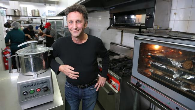 Gus Weinberger at his commercial kitchen in Ultimo called Temp Kitchen Rent. Picture: Rohan Kelly