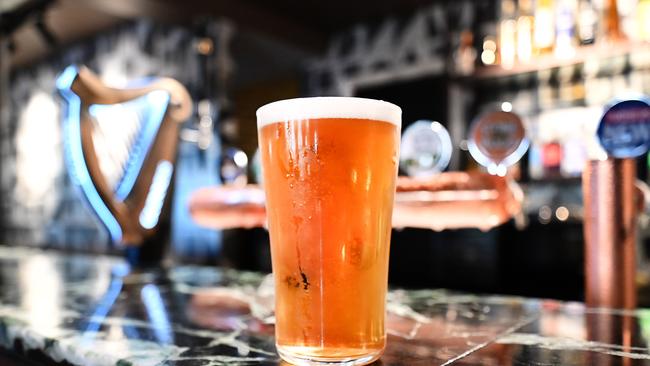 Labor will freeze the alcohol excise on draught beer for two years from August 2025. Picture: NewsWire/ John Gass