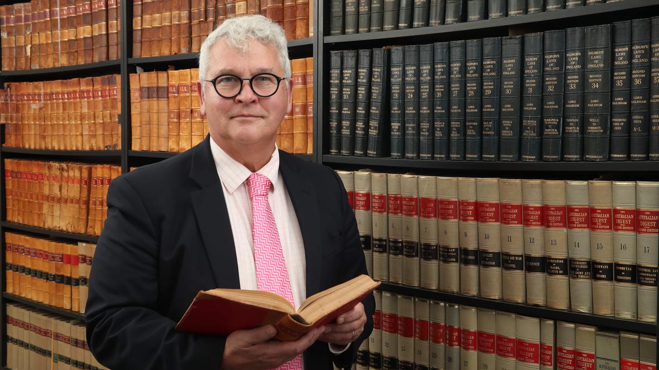 Criminal Lawyer Bill Potts in his Southport chambers. Picture Glenn Hampson