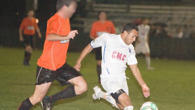 Lamar Ahchee playing for the Marlin Coast Rangers in 2008.